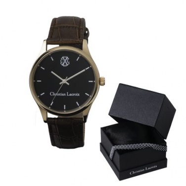 Logo trade corporate gifts picture of: Watch Poursuite Brown