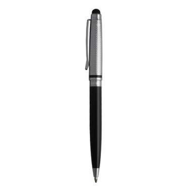 Logotrade promotional gift image of: Ballpoint pen Treillis pad, grey