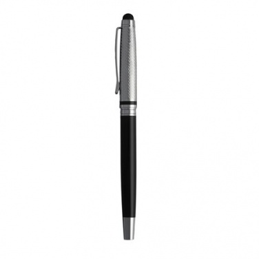 Logo trade promotional items picture of: Rollerball pen Treillis pad, grey