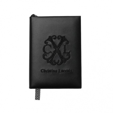 Logotrade advertising products photo of: Note pad A6 Logotype, black