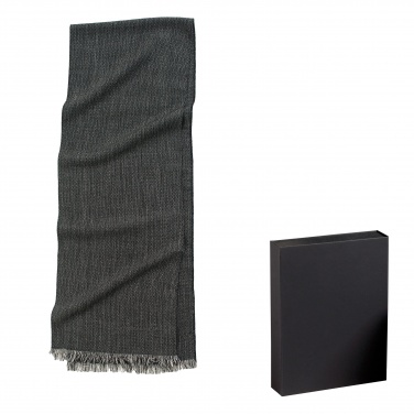 Logotrade promotional merchandise photo of: Wool scarf Rhombe, black
