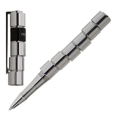 Logo trade promotional merchandise photo of: Rollerball pen Excentric, grey