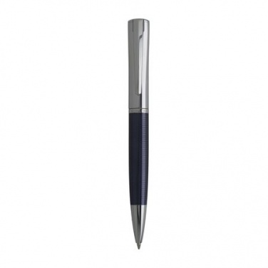 Logo trade promotional merchandise image of: Ballpoint pen Conquest Blue
