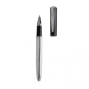 Logo trade corporate gift photo of: Rollerball pen Lodge, black