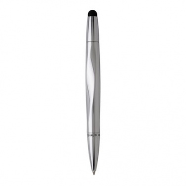 Logo trade promotional items picture of: Ballpoint pen Torsion Pad Chrome, grey