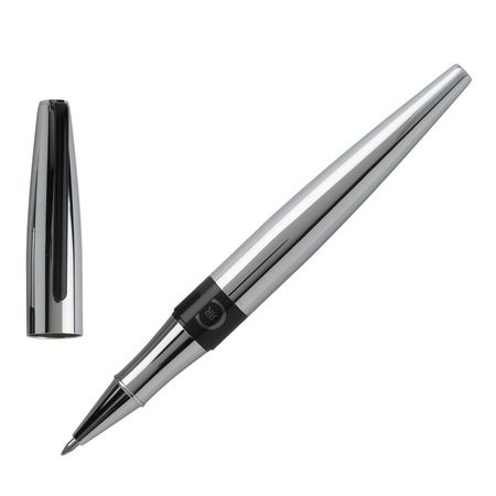 Logotrade promotional giveaway image of: Rollerball pen Frank Chrome, grey