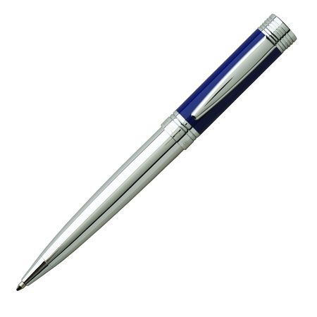 Logotrade promotional merchandise photo of: Ballpoint pen Zoom Azur, blue