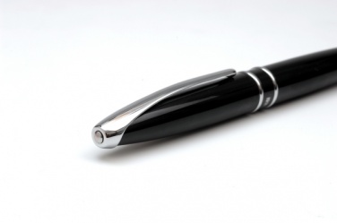 Logo trade promotional merchandise photo of: Fountain pen Silver Clip, black