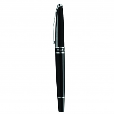 Logotrade promotional merchandise photo of: Rollerball pen Silver Clip, black
