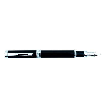 Logo trade promotional products image of: Fountain pen Focus, black