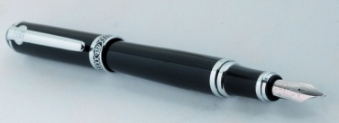 Logo trade promotional merchandise picture of: Fountain pen West, black
