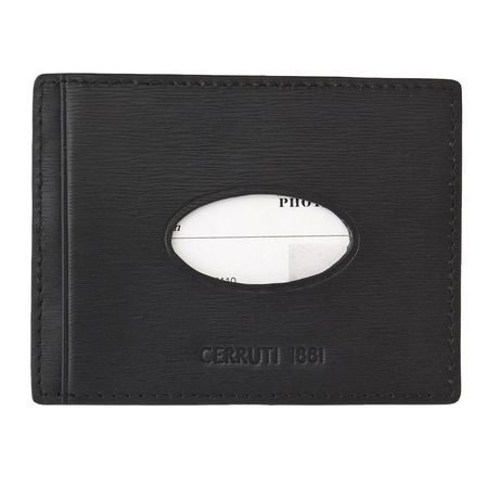 Logo trade promotional gifts picture of: Card holder Myth, black