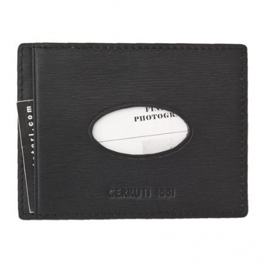 Logotrade promotional merchandise picture of: Card holder Myth, black