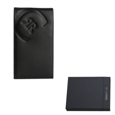 Logo trade promotional items picture of: Card holder Label, black
