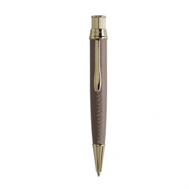 Logotrade business gift image of: Ballpoint pen Evidence Leather Sandy Pink
