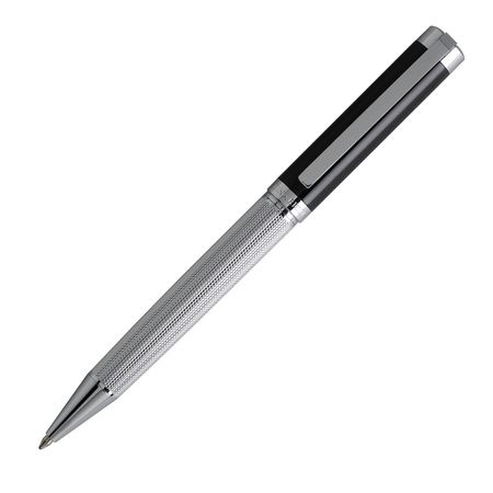 Logotrade corporate gift picture of: Ballpoint pen Ciselé Chrome, grey