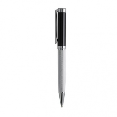 Logotrade promotional giveaways photo of: Ballpoint pen Ciselé Chrome, grey