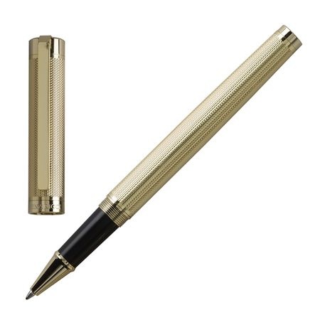 Logotrade corporate gift picture of: Rollerball pen Ciselé, gold
