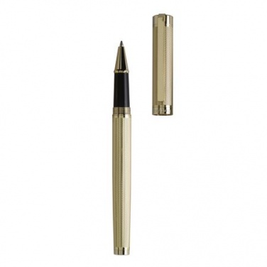 Logotrade corporate gifts photo of: Rollerball pen Ciselé, gold