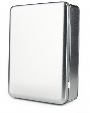 Logotrade corporate gift image of: Metal box, grey