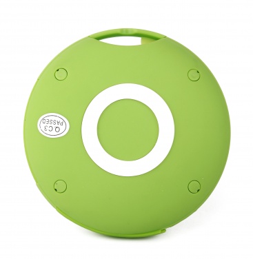Logo trade business gift photo of: Silicone mini speaker Bluetooth, green