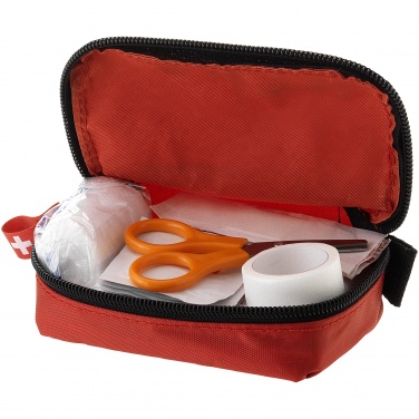Logo trade advertising product photo of: 20-piece first aid kit, red