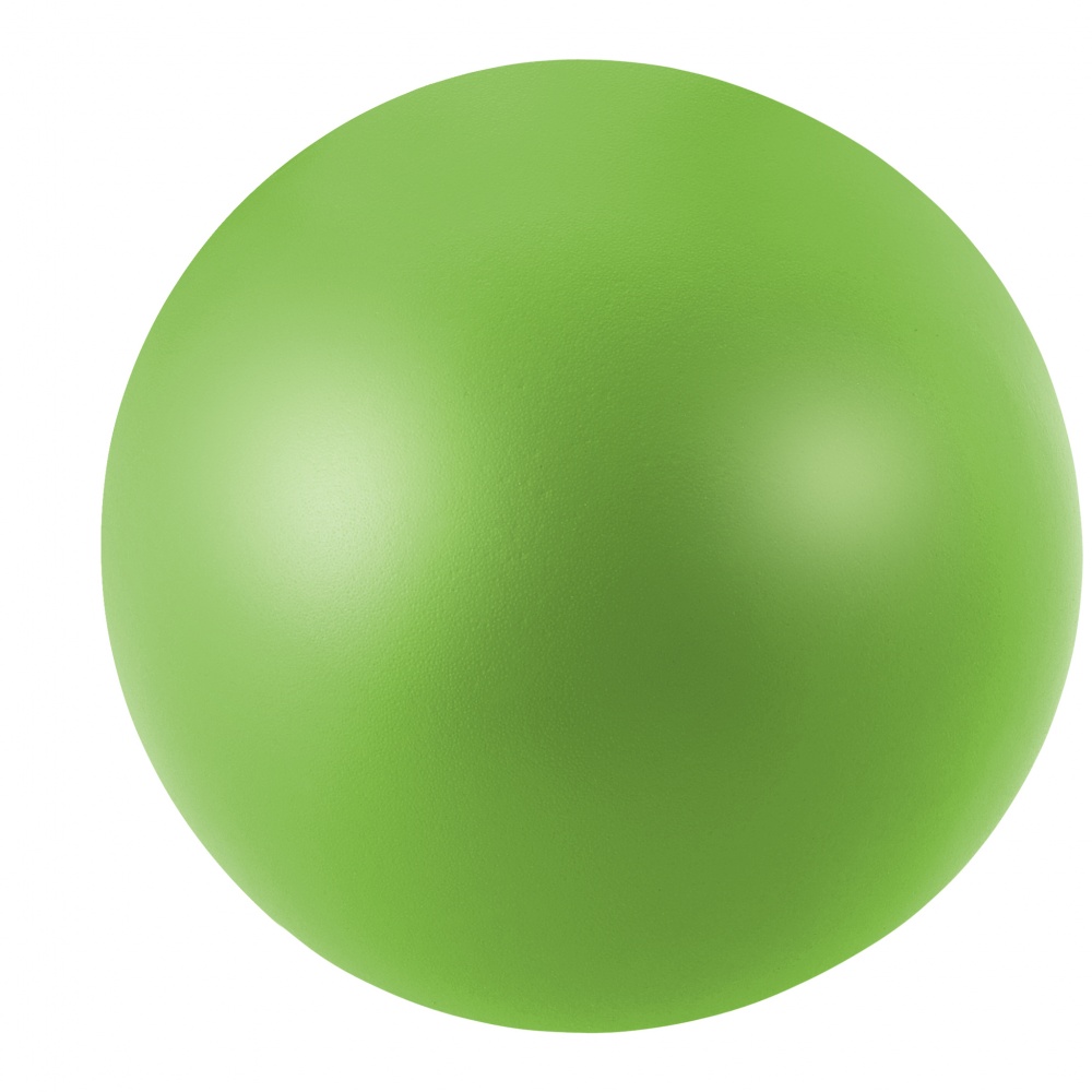 Logo trade corporate gifts picture of: Cool round stress reliever, lime green