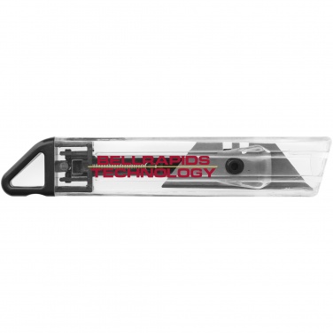 Logo trade promotional merchandise image of: Hoost cutter knife, black