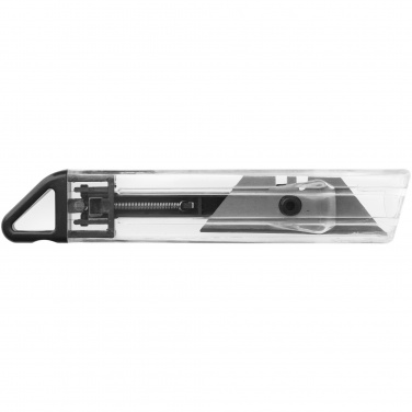 Logo trade promotional merchandise photo of: Hoost cutter knife, black
