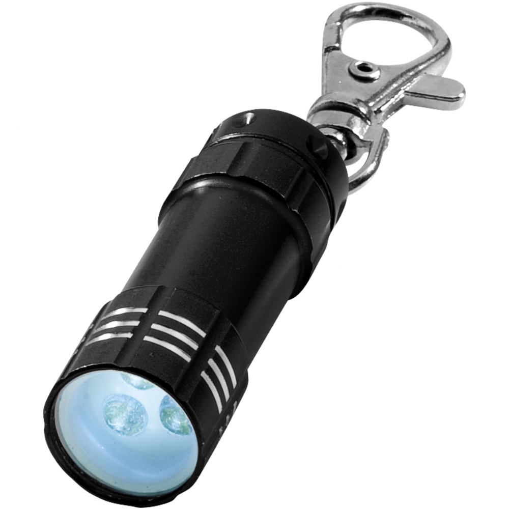 Logo trade promotional giveaway photo of: Astro key light, black
