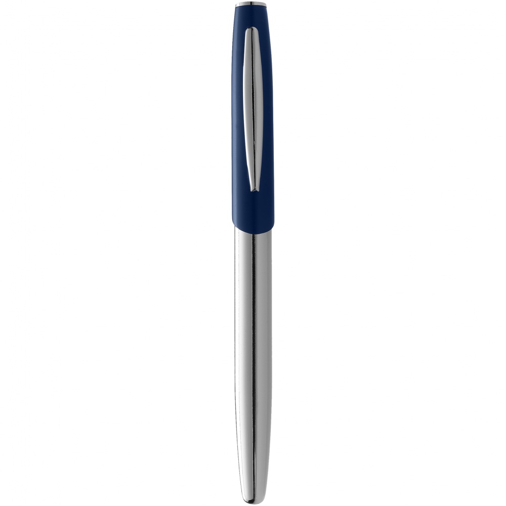 Logotrade promotional item image of: Geneva rollerball pen, dark blue