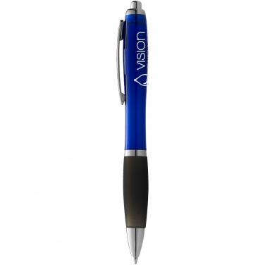 Logo trade corporate gifts image of: Nash ballpoint pen, blue