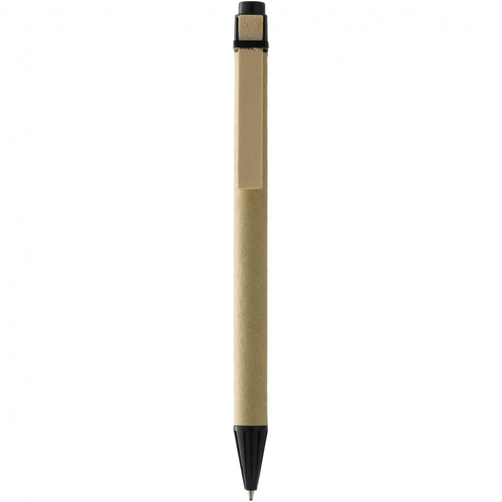 Logo trade promotional products picture of: Ballpoint pen Salvador, black
