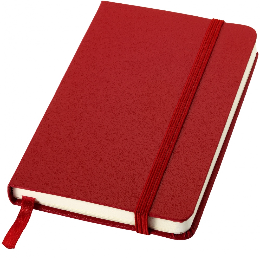Logo trade corporate gifts image of: Classic pocket notebook, red