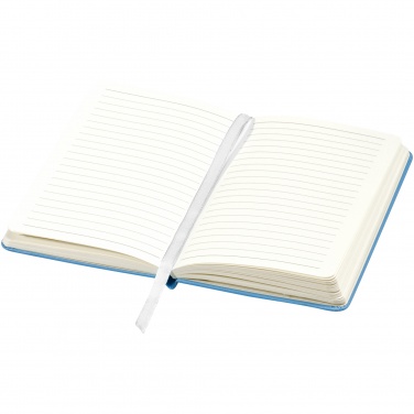 Logo trade promotional merchandise image of: Classic pocket notebook, light blue