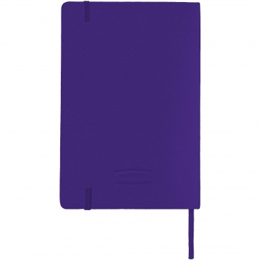 Logo trade business gift photo of: Classic office notebook, purple