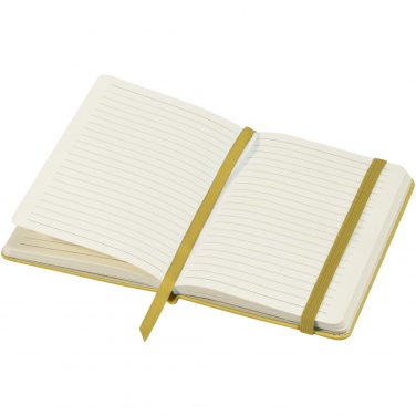 Logo trade promotional giveaway photo of: Classic office notebook, yellow