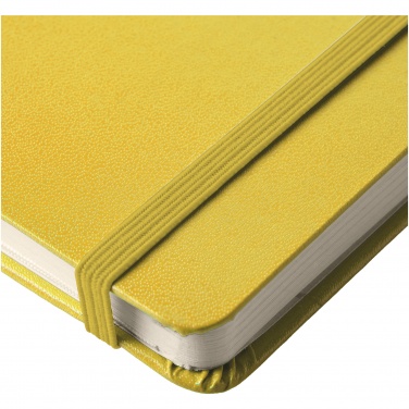 Logo trade business gift photo of: Classic office notebook, yellow