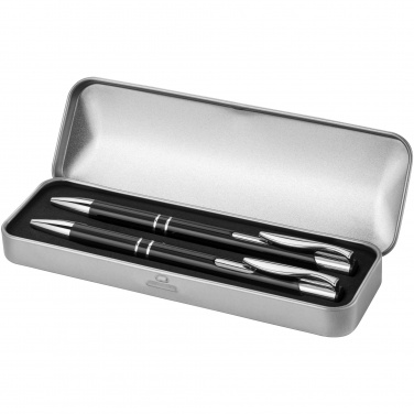 Logotrade promotional products photo of: Dublin pen set, black