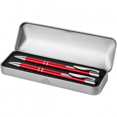 Logotrade corporate gift picture of: Dublin pen set, red