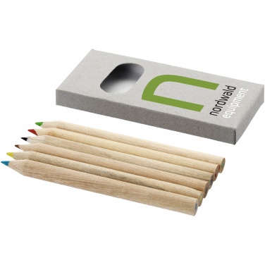 Logo trade promotional giveaways picture of: 6-piece pencil set