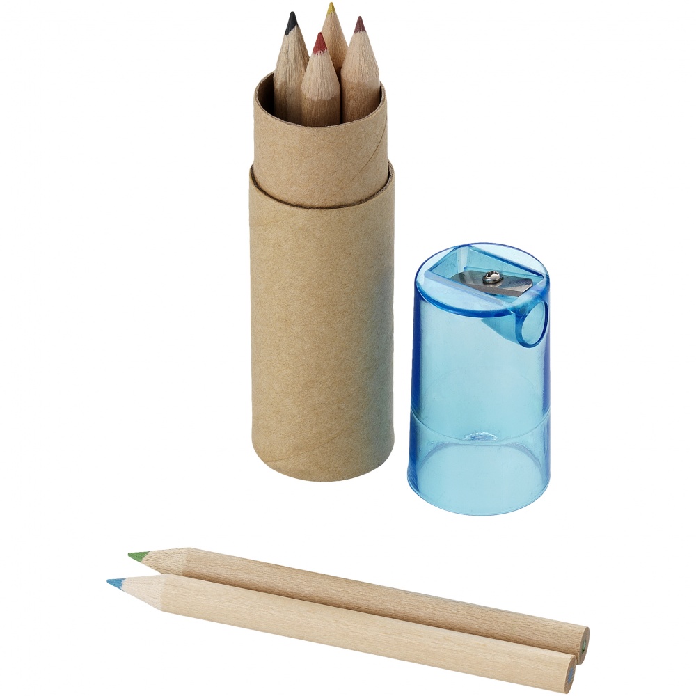 Logo trade promotional giveaways picture of: 7-piece pencil set