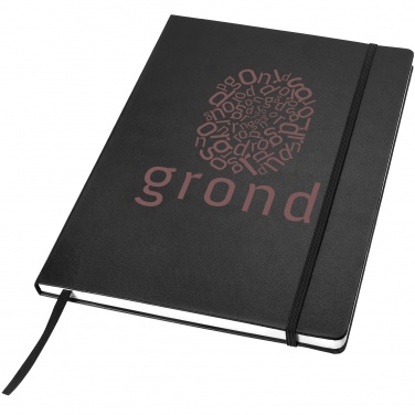 Logotrade promotional merchandise picture of: Executive A4 hard cover notebook, black