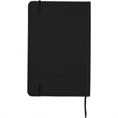 Logo trade promotional merchandise photo of: Executive A4 hard cover notebook, black