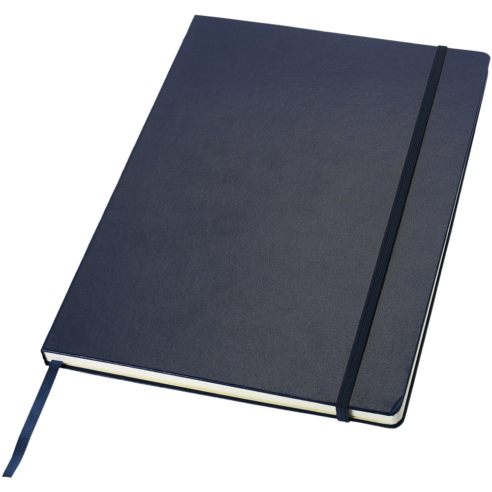 Logo trade promotional products image of: Classic executive notebook, blue