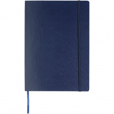 Logo trade promotional giveaways picture of: Classic executive notebook, blue