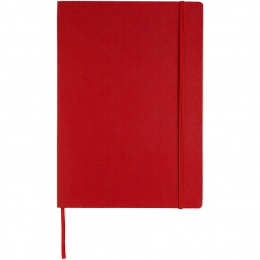 Logotrade promotional item picture of: Executive A4 hard cover notebook, red