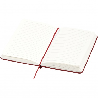 Logo trade promotional items image of: Executive A4 hard cover notebook, red