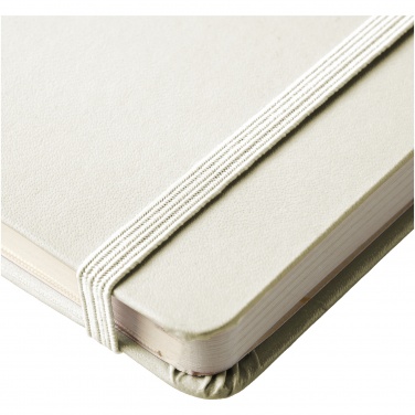 Logo trade business gift photo of: Executive A4 hard cover notebook, white