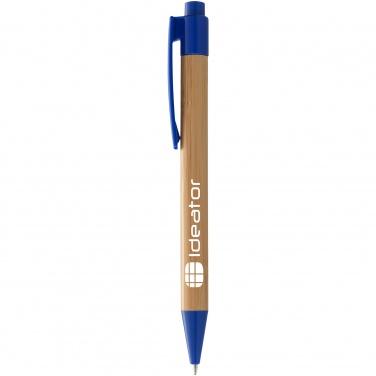 Logo trade promotional gifts picture of: Borneo ballpoint pen, blue
